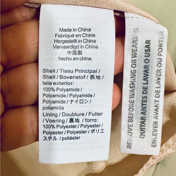 J. Crew Women's Tan Ruffle Blouse size Large NWOT - Picture 4 of 4